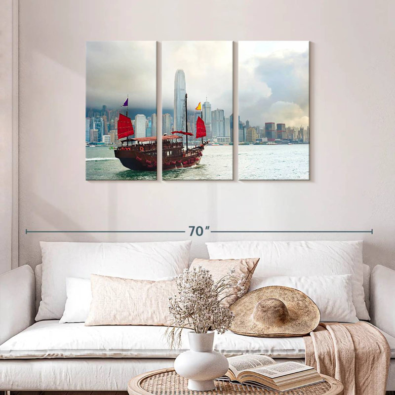 Sireci Hong Kong Tour Boat, 28" H x 45" W