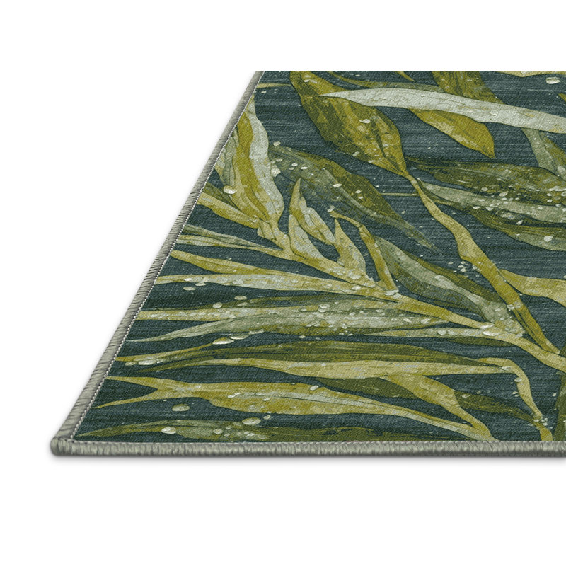 Tapis vert lavable à la machine, Rectangle 3 pi x 5 pi
