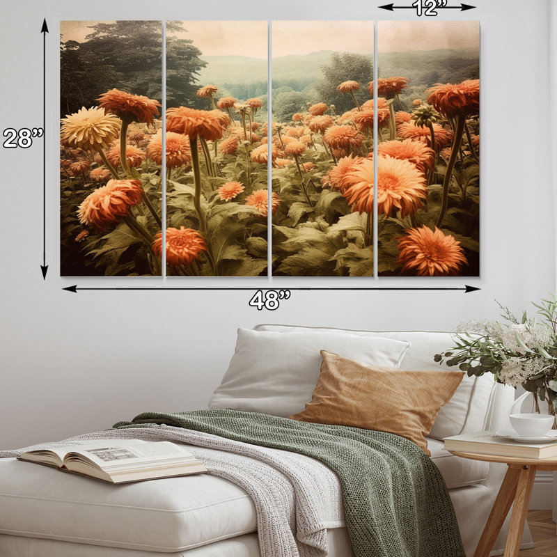 Plants & Flowers Wall Decor on Metal
