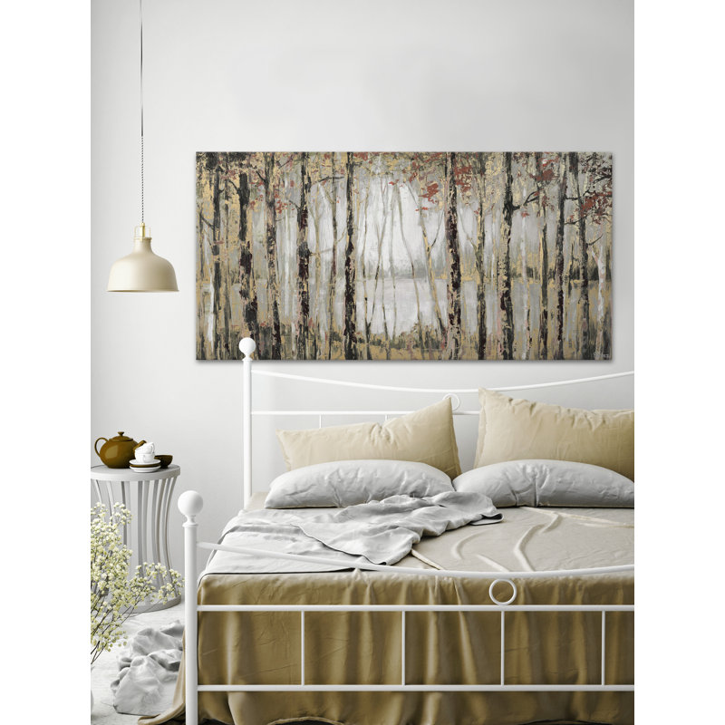 Parvez Taj - Wrapped Canvas Painting, 57cm H x 114cm W