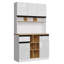 Kitchen Cabinet With 5 Doors And 1 Drawer-123390803