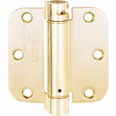 Charnière de porte simple à ressort H 5 po x l 2,6 po
