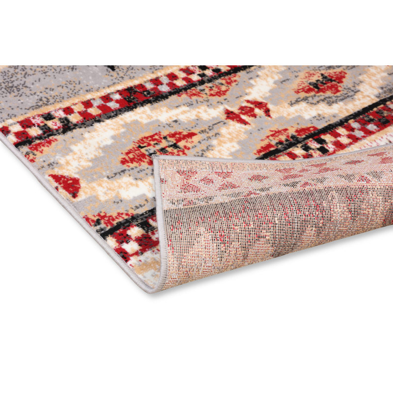 Tapis noir / brun clair Frederik, Tapis de couloir 2 pi x 8 pi