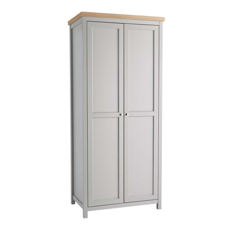Rasberry 2 Door Manufactured Wood Wardrobe