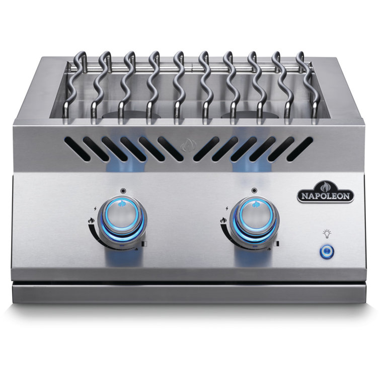 Built-In 700 Series 18" Dual Range Top Burner, Stainless Steel