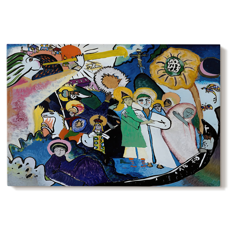 «All Saints I-Wassily Kandinsky», toile tendue avec châssis - 1970, 40 po x 60 po