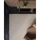 Guiness Solid Color Hand Loomed Wool Area Rug in Beige