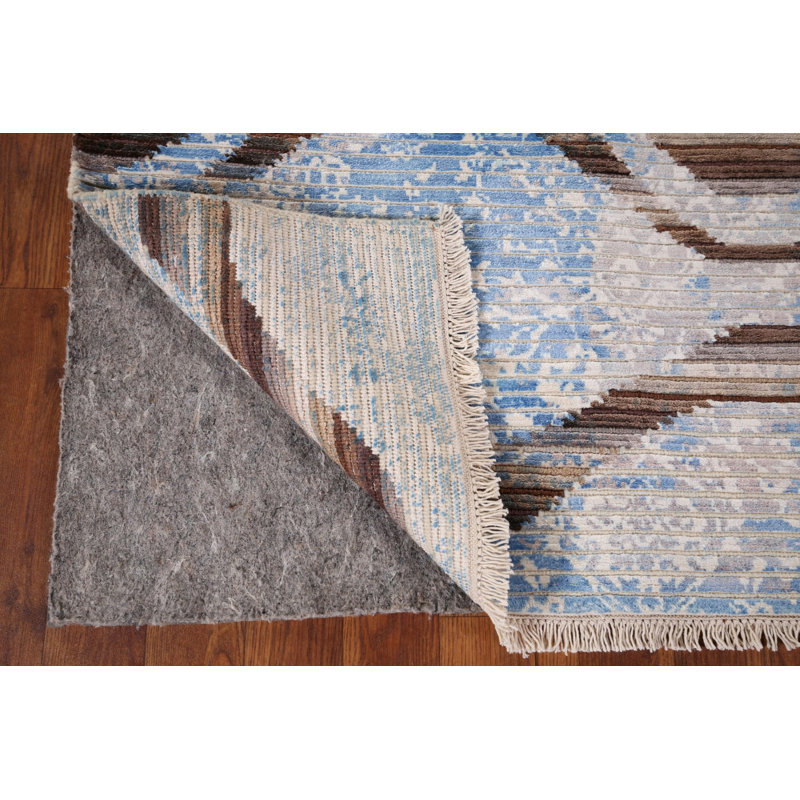 Tapis oriental moderne rayé 3 x 5