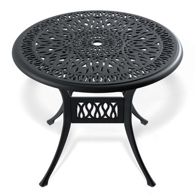 Simple Style Aluminum Outdoor Bistro Set,3-Piece