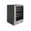 ZLINE 24" Monument Autograph Edition Dual Zone 44-Bottle Wine Cooler in Stainless Steel-994713339