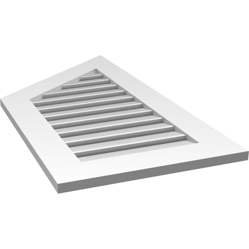 Bouche en uréthane fonctionnelle demi-pointe à montage sur surface gauche Signature, H 40 po x l 20 po x P 1 po