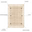 Tapis lavable antidérapant 5 pi x 7 pi, collection, beige