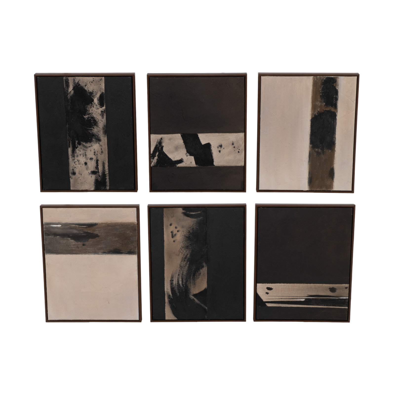Linus 6-Piece Hand-Painted Painting Set