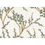 White/Wheat Polyester Blend Fabric