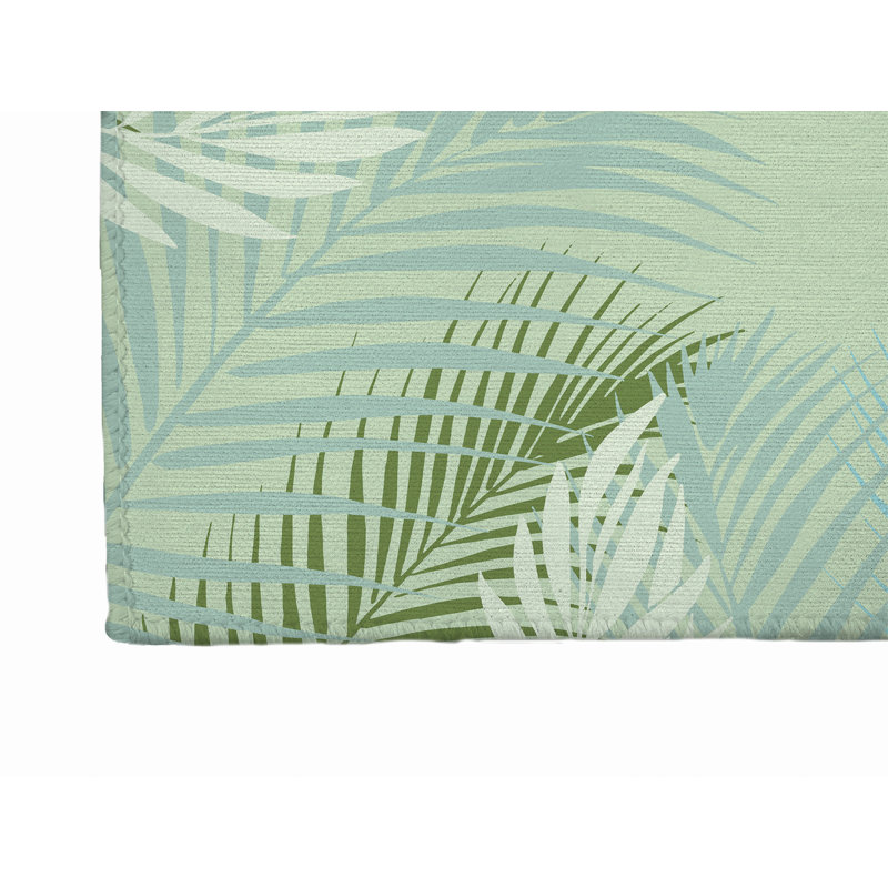 Paillasson Waving Palm Indooor, Menthe, L 24 po x L 36 po