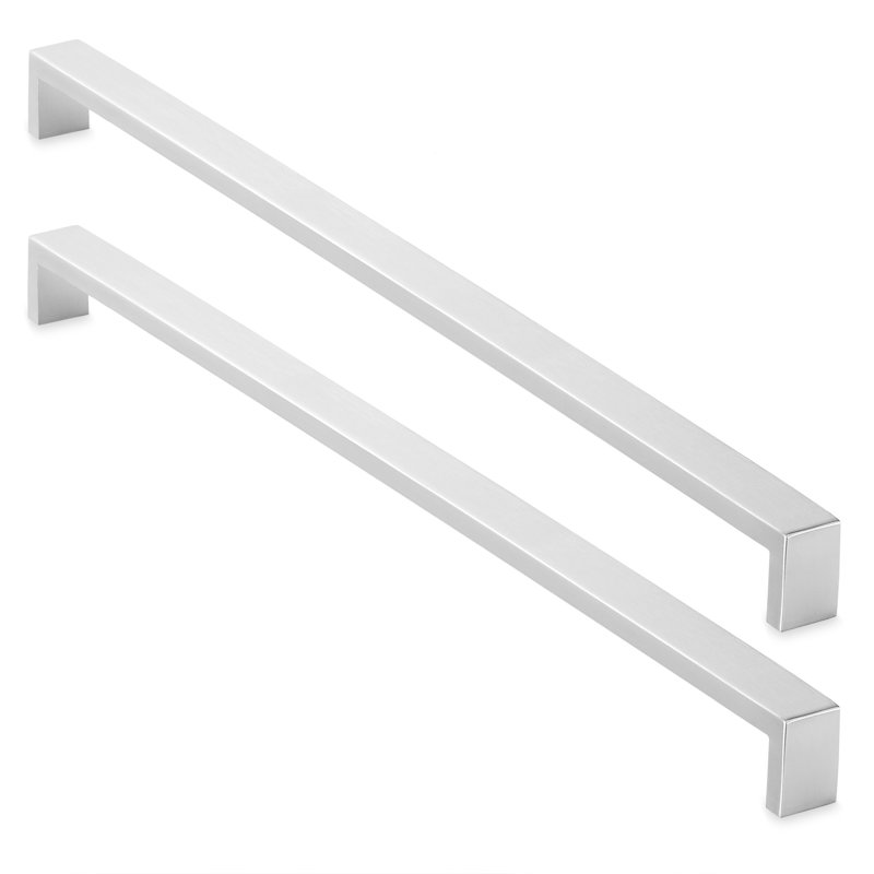 Brushed Nickel 17.7" Modern Cabinet Handle Bar Set