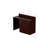 Office Breakroom Refreshment Cabinet with Mini Fridge Opening & Trash Bin – Fully Assembled Commercial Coffee Station – 54" W x 24" D x 36" H-35203760