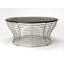 Fleming Fossil Stone & Metal Coffee Table