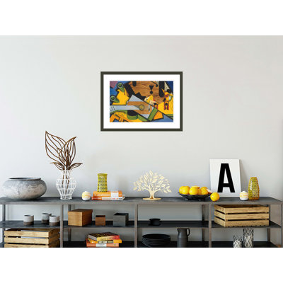 Still Life with a Guitar by Juan Gris -Framed Giclee Print
