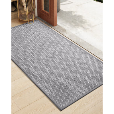 Melio Chevron Polyester Doormat