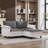 2-Seater Sofa with Ottoman