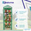 Pavillon de floraison portatif ultra-luxueux à 5 niveaux Machrus Ogrow