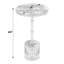 Table d'appoint en fer 14 po Lazarick
