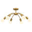 Plafonnier semi-encastré 6 lumières 22 po à intensité variable Spoutnik-570466190
