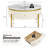Loeta Round Coffee Table with 2 Drawers
