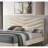 Mid-Century   Flannelette Chevron Tufted Design 1  Bed Padded Headboard  Furniture-1905102924