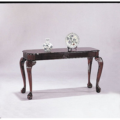 Aspermont 32'' Glass Top Console Table