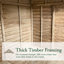 10 ft. W x 6 ft. D Wooden Overlap Pent Garden Shed with Installation Service