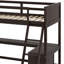Lit mezzanine avec tablettes et bureau-423759733