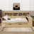 Daybed With Trundle Side Bookcase And Desk Pine Wood Captains Bed With Storage Headboard-740214358-740214345