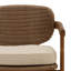 Alva Outdoor Occasional Chair Light Brown