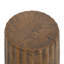 Table d'appoint d'extérieur d'intérieur - Table de bout durable de style souche d'arbre pour patio, jardin, salon