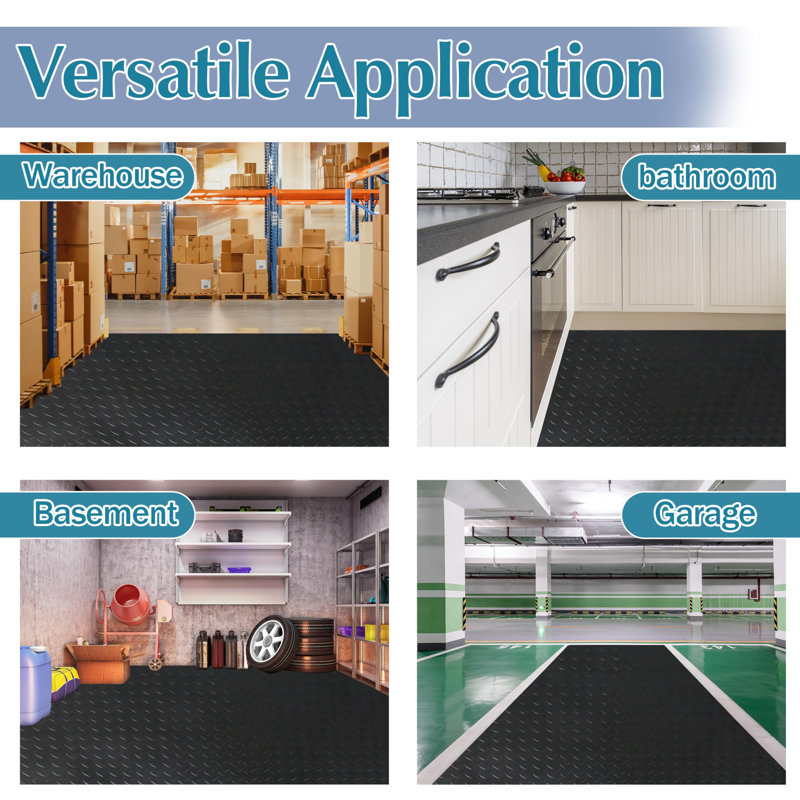 7.5 X 17 Ft Garage Floor Mat