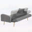 Canapé-lit ajustable de 69 po en polaire douce et polyvalente, confortable et polyvalent pour divers espaces de vie-562585219