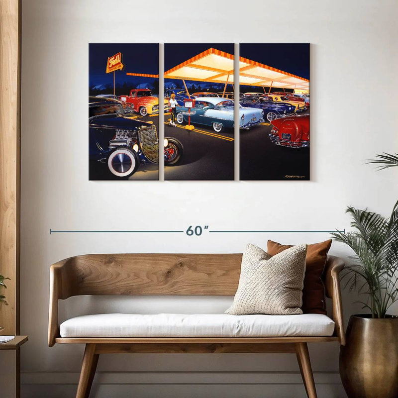 Mehar Ted's Drive-In, 28" H x 45" W