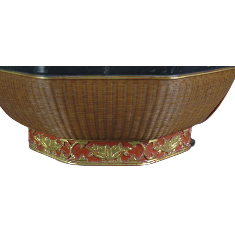 Asian Classic Bamboo Basket Decorative Box