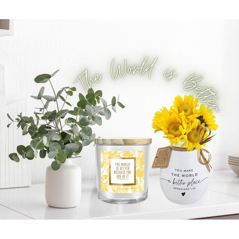 Bougie parfumée Soy Candle World Is Better Place