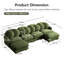 Grand sofa modulaire en coin
