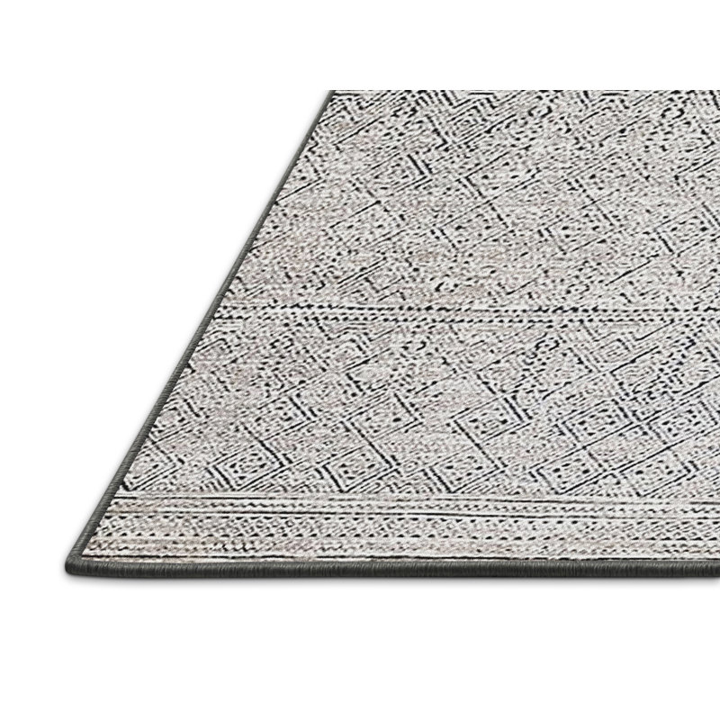 Tapis gris Onalaska, Rectangle 3 pi x 5 pi