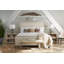 Water Linen Solid Wood Bed