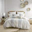Ensemble de housse de couette en coton avec chenille King / Cal King-119744439-119744438