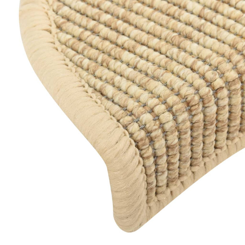 Mccormack Non-Slip Stair Tread, Semi-Circle 17cm x 56cm, Beige