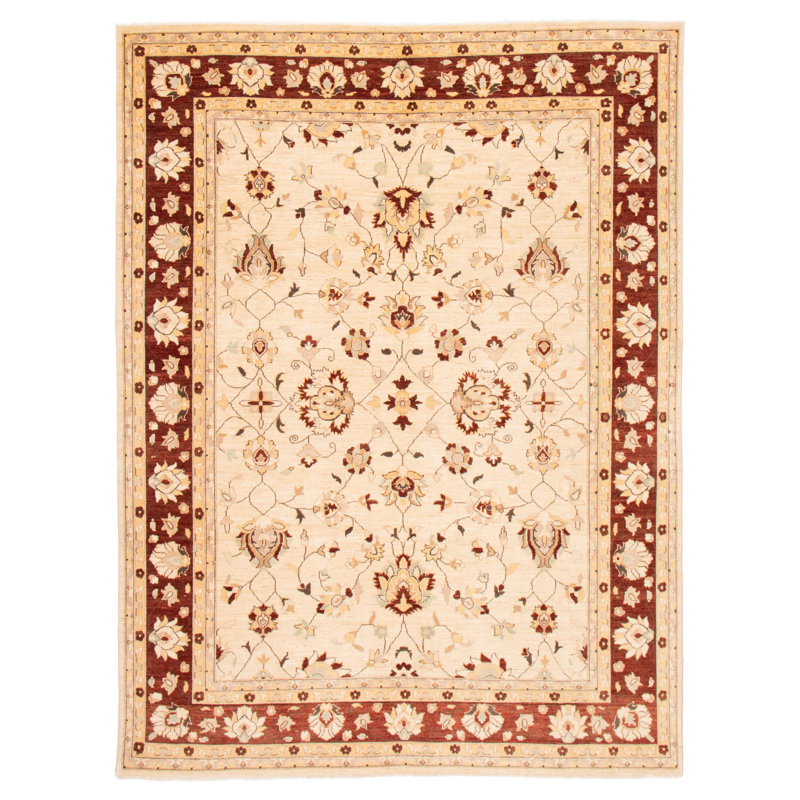 Tapis ivoire Chobi Finest 9 po 2 po x 12 po 0 po