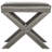 Faux Leather Ottoman