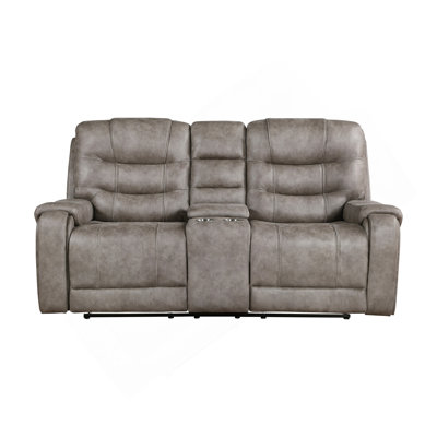 Causeuse double inclinable avec console centrale Modern Living Room 1Pc