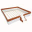 Lit pour enfant rembourré avec escalier-111571519-106588484